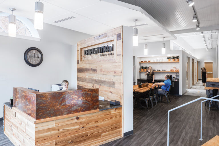 First floor reception area / cafe