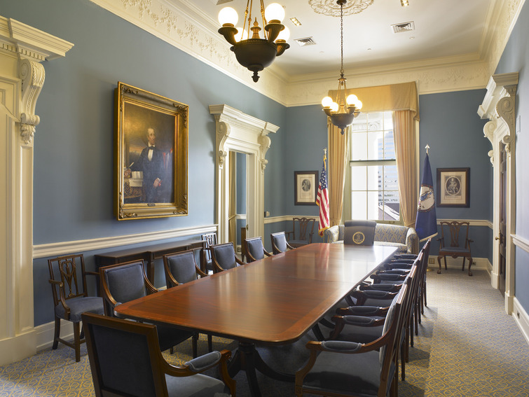 Restored Governor's conference room 